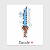Sticker Retro Ice Dagger (Feuille)