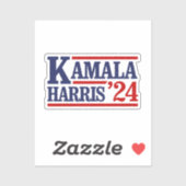 Sticker Retro Kamala Harris '24 (Feuille)