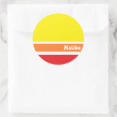 sticker Retro Malibu (Sac)