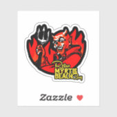 Sticker Retro Myrtle Beach Devil (Feuille)