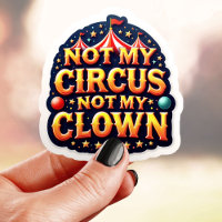 Retro Pas Mon Clown De Cirque