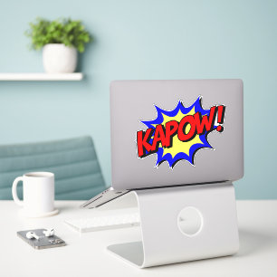Sticker Retro Pop Art Vibes : KAPOW! Effet Texte comique