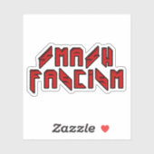 Sticker Retro Rocker - Le fascisme escamotable (Feuille)
