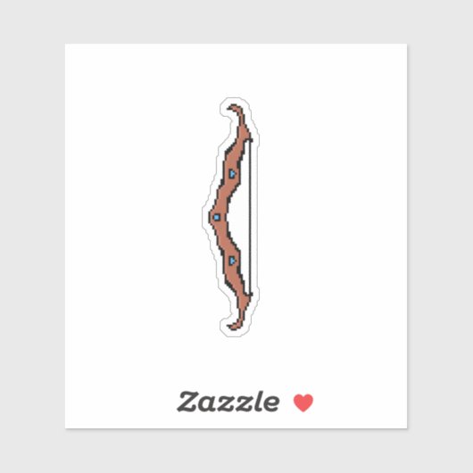 Sticker Retro RPG Bow (Feuille)