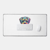 Sticker Retro Schnauzer Neon (Clavier et souris)