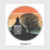 Sticker Retro Sunset Grace Extraordinaire (Feuille)