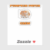 Sticker Retro Thanksgiving Turquie - Automne Moisson Desig (Feuille)