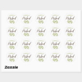 Sticker Retro Typography fraîchement sélectionné (Feuille)