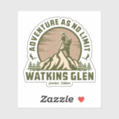 Sticker Retro Watkins Glen Hike (Feuille)