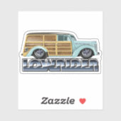 Sticker Rétro Woody Lowrider (Feuille)