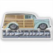 Sticker Rétro Woody Lowrider (Devant)