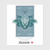 Sticker Retrouvez votre joie - Le Lotus Blanc (Feuille)