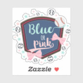 Sticker Révélation de genre (Feuille)