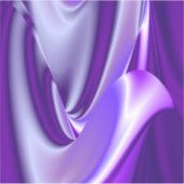 Sticker Rêves arc-en-ciel à fleurs violettes (Devant)