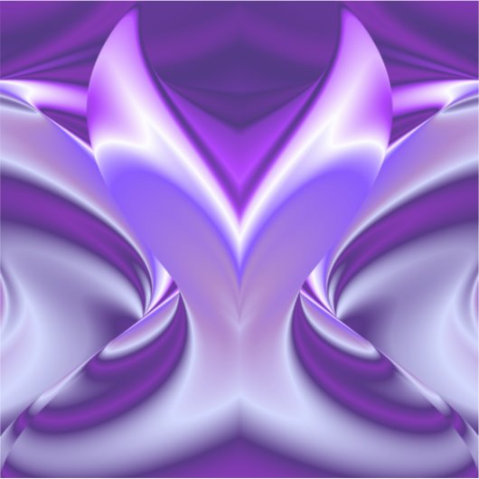 Sticker Rêves arc-en-ciel à fleurs violettes (Devant)