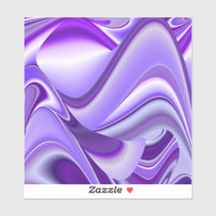 Sticker Rêves arc-en-ciel à fleurs violettes