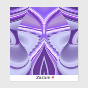 Sticker Rêves d'arc-en-ciel de fleur violette