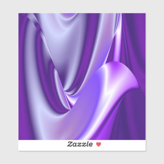 Sticker Rêves d'arc-en-ciel de fleur violette (Feuille)