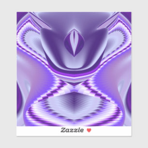 Sticker Rêves d'arc-en-ciel de fleur violette