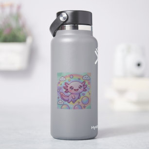 Sticker Rêves de l'Axolotl Arc-en-Ciel