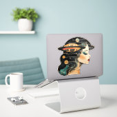 Sticker Rêves de PAN OVNI (Ordinateur portable sur le bureau)