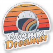 Sticker Rêveur cosmique (Devant)