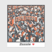 Sticker "Révolution" (Feuille)