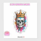 STICKER REY CALAVERA (Feuille)