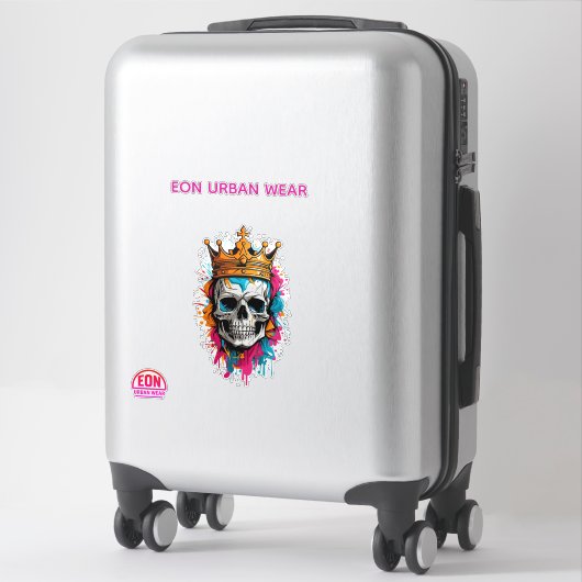 STICKER REY CALAVERA (Sur valise)