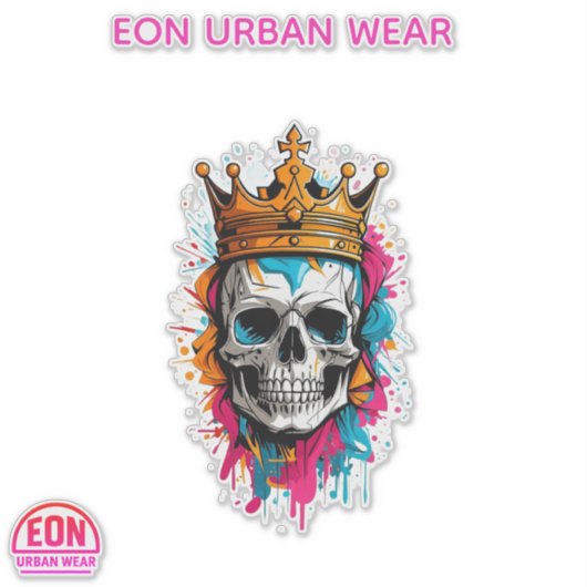 STICKER REY CALAVERA (Devant)