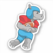 Sticker Rhino de football (Devant)