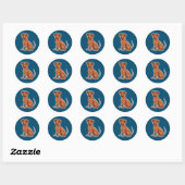 Sticker Rhodesian Ridgeback (Feuille)