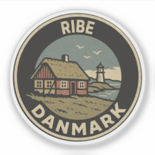 Sticker Ribe, Danemark Danmark