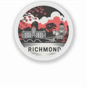 Sticker Richmond City Virginia USA
