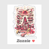Sticker RICK ET MORTY™ | Anatomie Park Rib Cage (Feuille)