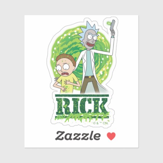 Sticker RICK ET MORTY™ | Éclat vert (Feuille)