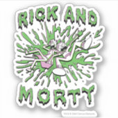 Sticker RICK ET MORTY™ | Falling Into Acid (Devant)