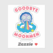 Sticker RICK ET MORTY™ | Goodbye Moonmen (Feuille)