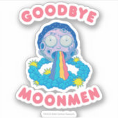Sticker RICK ET MORTY™ | Goodbye Moonmen (Devant)