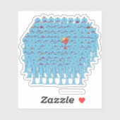 Sticker RICK ET MORTY™ | Kirkland M. Meeseeks (Feuille)