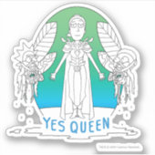 Sticker RICK ET MORTY™ | Oui Reine (Devant)