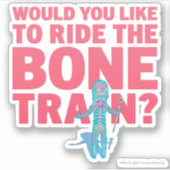 Sticker RICK ET MORTY™ | Parc anatomique - Train osseux (Devant)
