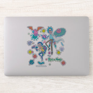 Sticker RICK ET MORTY™  Parmi les Motifs de cellules inf