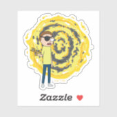 Sticker RICK ET MORTY™ | Portail d'Evil Morty (Feuille)