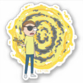 Sticker RICK ET MORTY™ | Portail d'Evil Morty (Devant)