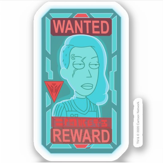 Sticker RICK ET MORTY™ | Poster Recherché Space Beth (Devant)