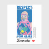 Sticker RICK ET MORTY™ | Respectez vos vitesses (Feuille)