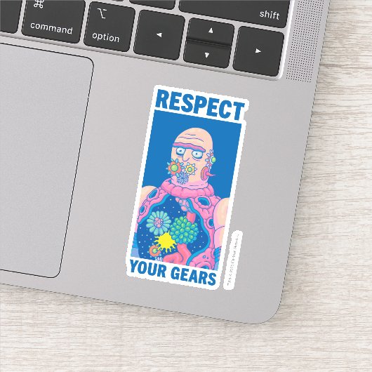 Sticker RICK ET MORTY™ | Respectez vos vitesses (Détail)