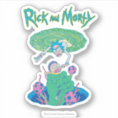 Sticker RICK ET MORTY™ | Secourt du portail (Devant)