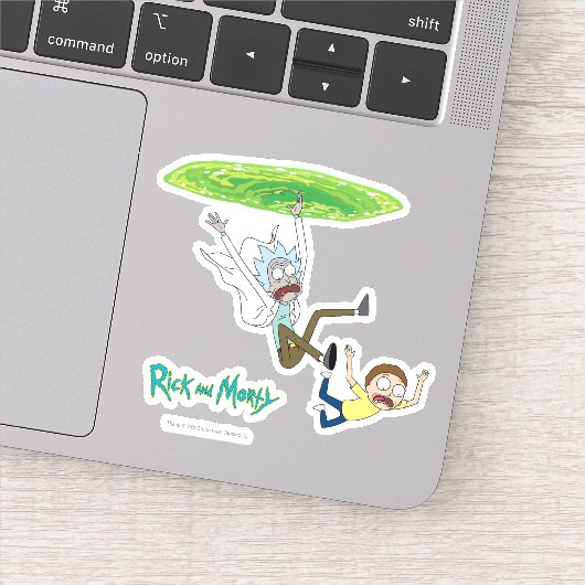Sticker RICK ET MORTY™ | Sortie du portail (Détail)